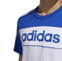 Koszulka męska adidas Essentials Tape biało-niebieska GD5479