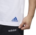 Koszulka męska adidas Essentials Tape biało-niebieska GD5479