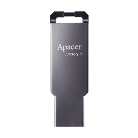 Apacer USB flash disk, 3.1, 64GB, AH360, srebrny, AP64GAH360A-1, z oczkien na brelok