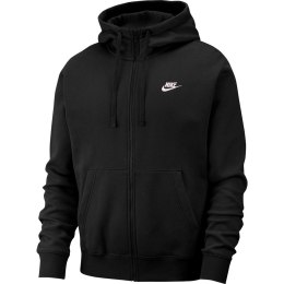 Bluza męska Nike Club Hoodie FZ BB czarna BV2645 010