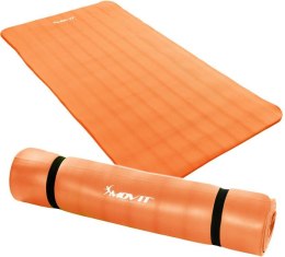 Mata piankowa MOVIT do jogi i gimnastyki 190 x 100 x 1,5 pomarańczowa