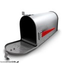 Skrzynka na listy amerykańska USA MAIL (srebrny)