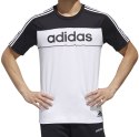 Koszulka męska adidas Essentials Tape CB Tee czarno biała GD5496