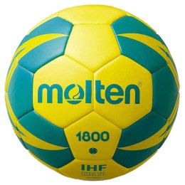Piłka ręczna Molten żółto-zielona junior 1 H1X1800-YG