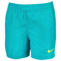 Spodenki kąpielowe dla dzieci Nike Essential Lap Junior turkusowe NESSA778 376