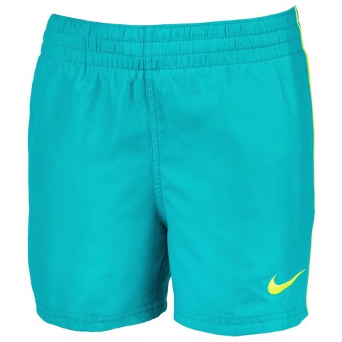 Spodenki kąpielowe dla dzieci Nike Essential Lap Junior turkusowe NESSA778 376