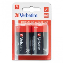 Bateria alkaliczna LR20 1.5V Verbatim blistr 2-pack 49923 ogniwo format D