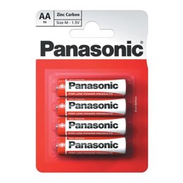 Bateria cynkowo-węglowa, AA, 1.5V, Panasonic, blistr, 4-pack