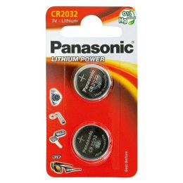 Bateria litowa, CR2032, 3V, Panasonic, blistr, 2-pack