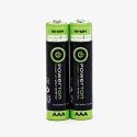 Baterie Ni-MH, AAA akumulatorki, 1.2V, 900 mAh, Powerton, blistr, 2-pack