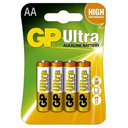 Baterie alkaliczna, AA, 1.5V, GP, blistr, 4-pack, ULTRA