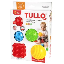 Piłki sensoryczne kształty 5szt AM Tullo 458