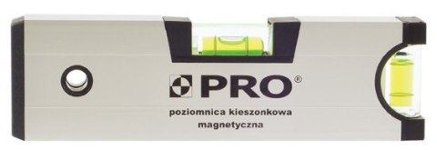 POZIOMICA ANODOWANA Z MAGNESEM KIESZONKOWA 18CM