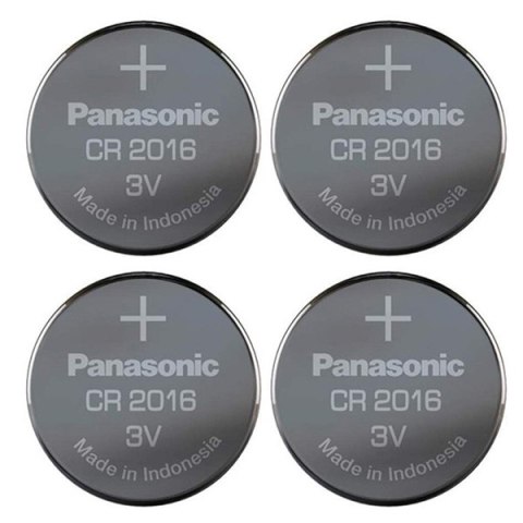 Bateria litowa, CR2016, 3V, Panasonic, blistr, 4-pack