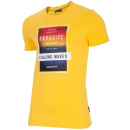 Koszulka męska Outhorn żółta HOL20 TSM622 71S