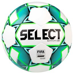 Piłka nożna Select Match DB FIFA 5 biało-zielona 16682