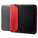 Sleeve na notebook 14", Reversible, czerwono/czarny, neopren, obustronny, HP