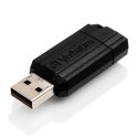 Verbatim USB flash disk, 2.0, 8GB, Store,N,Go PinStripe, czarny, 49062, do archiwizacji danych