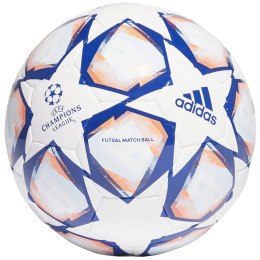 Piłka nożna adidas Finale 20 Pro Sala biało-niebiesko-pomarańczowa FS0255