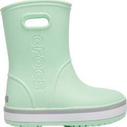 Crocs kalosze dla dzieci Crocband Rain Boot Kids zielone 205827 3TO