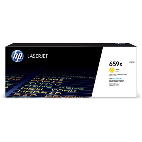 HP oryginalny toner W2012X, yellow, 29000s, HP 659X, high capacity, HP Color LaserJet Enterprise M856dn,M856x,LaserJet En