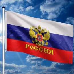 Maszt flagowy w komplecie flaga Rosji - 650 cm