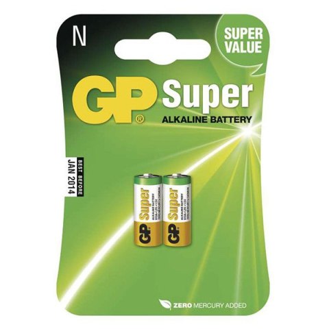 Bateria alkaliczna, 910A, LR1, 1.5V, GP, blistr, 2-pack, SUPER