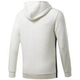 Bluza męska Reebok Classic Linear Hoodie biało-zielona GD0436