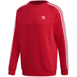 Bluza męska adidas 3 Stripes Crew czerwona FM3761