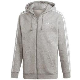 Bluza męska adidas szara 3-Stripes Fz szara ED5969