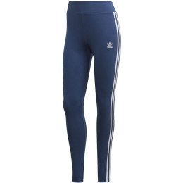 Spodnie damskie adidas 3 STR Tight niebieskie FM3286