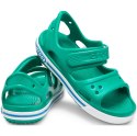 Crocs sandały dla dzieci Crocband II Sandal PS Kids zielono-niebieskie 14854 3TV