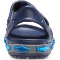 Crocs sandały dla dzieci Crocs FL Shark Band Sandal B granatowe 206365 410