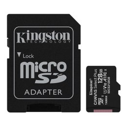 Kingston karta Canvas Select Plus, 128GB, micro SDXC, SDCS2/128GB, UHS-I U1 (Class 10), z adapterm, A1