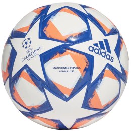 Piłka nożna adidas Finale 20 League J290 biało-niebieska FS0267