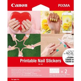 Canon Nail Sticker NL-101 / Naklejki na paznokcie, foto papier, biały, 10x15cm, 80 g/m2, 24 szt., 3203C002, atrament