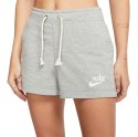 Spodenki damskie Nike Gym Vintage szare CJ1826 063