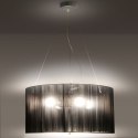 Lampa wisząca w stylu retro, czarna, 50 x 50 x 71 cm