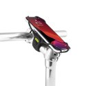 Uchwyt telefonu komórkowego Bone Bike Tie 3 Pro, na rower, regulowany rozmiar, czarny, 4.7-7.2", silikon, nocowany na trzonku ki