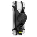 Uchwyt telefonu komórkowego Bone Bike Tie X, na rower, regulowany rozmiar, czarny, 4-6", silikon, mocowany do kierownicy, czarna