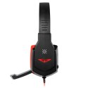Defender Warhead G-320  Gaming Headset  słuchawki z mikrofonem  regulacja głośności  czarno-czerwona  2.0  2x 3.5 mm jack