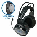 Defender Warhead G-500  słuchawki z mikrofonem  regulacja głośności  czarno-brązowy  słuchawki  2x 3.5 mm jack + USB
