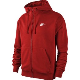 Bluza męska Nike Club Hoodie czerwona BV2648 657