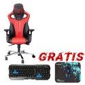 Dla gracza fotel E-Blue COBRA, czerwony