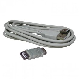 Kabel USB (2.0), A plug/A socket, 1,8 m, zestaw kabli i redukcji