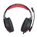 Marvo HG9022, słuchawki z mikrofonem, regulacja głośności, czarno-czerwona, podświetlenie LED typ 7.1 USB