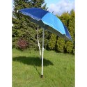 PARASOL PLAŻOWO OGRODOWY 220CM MELANŻ NIEBIESKO BIAŁY