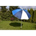 PARASOL PLAŻOWO OGRODOWY 220CM MELANŻ NIEBIESKO BIAŁY