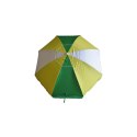 PARASOL PLAŻOWO OGRODOWY 220CM ŻÓŁTO - ZIELONY