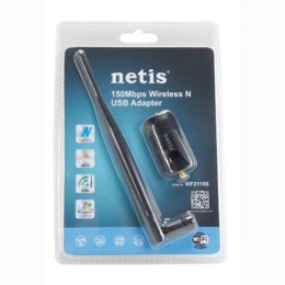 NETIS USB klient WF2119S 2.4GHz, 150Mbps, zewnętrzna, USB anténa, 802.11n, WPS